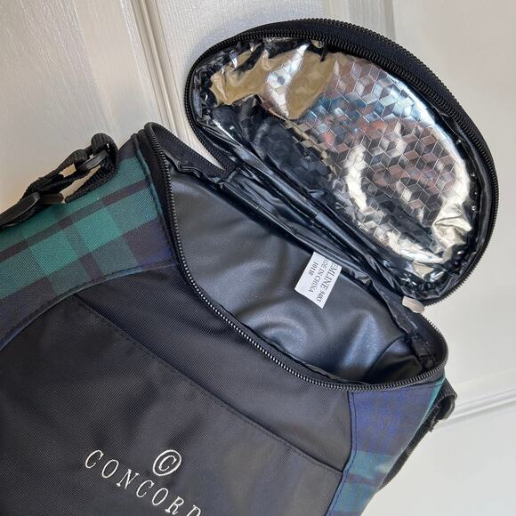 NEW Concord 2 Bottle Wine Carrier Tote, Insulated Wine Cooler Bag w Handles - Picture 13 of 14